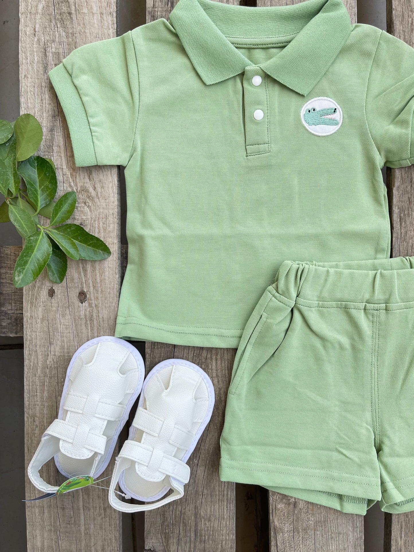 crocodile polo set