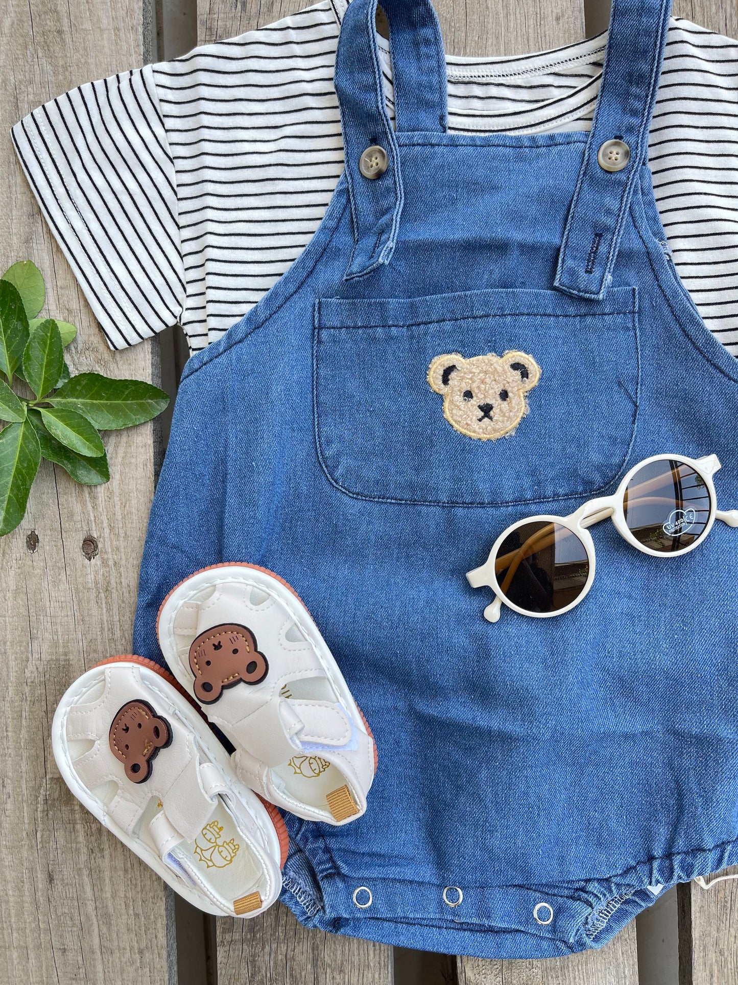 2 pieces bear romper