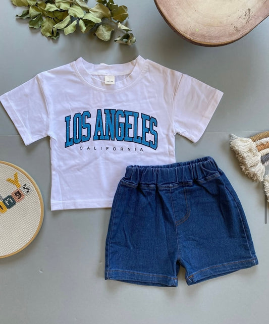 los angeles white set