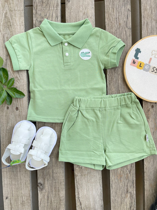 crocodile polo set