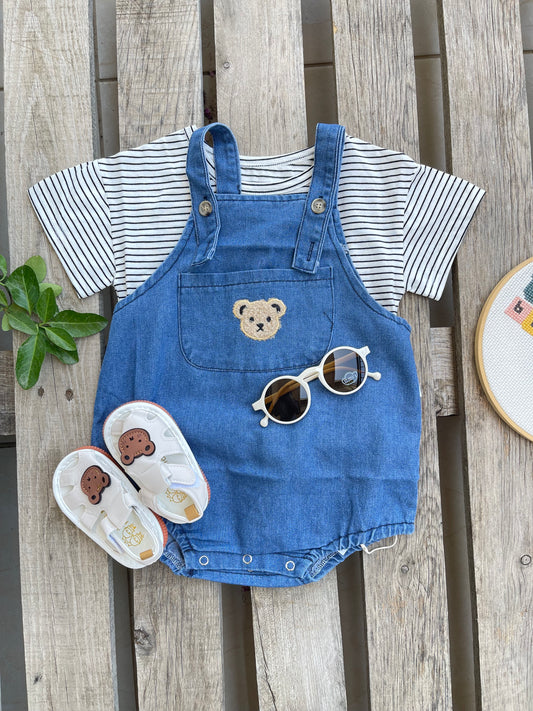 2 pieces bear romper