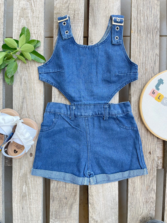 denim jumpsuit
